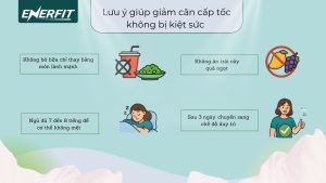 Một số lưu ý để tránh giảm cân không mệt mỏi