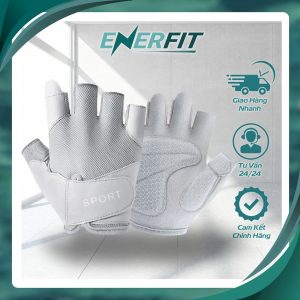 Găng tay tập gym Enerfit có đệm silicon
