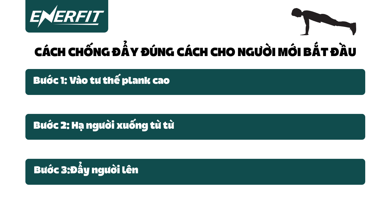 Cách chống đẩy đúng cách cho người mới
