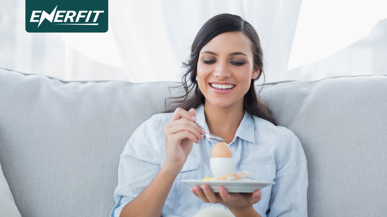 Trứng gà công nghiệp giúp vòng 2 nhỏ lại